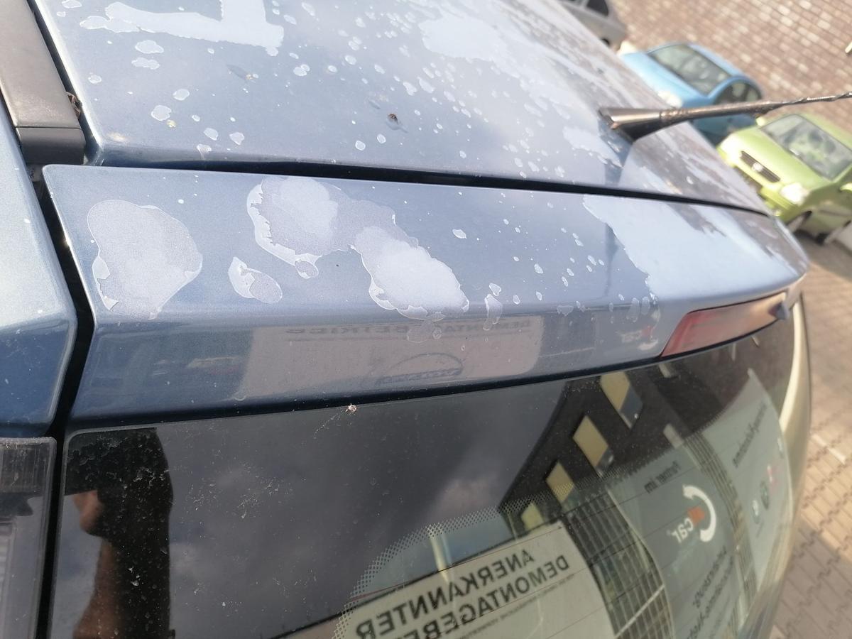 Opel Meriva A original Heckklappe mit Heckscheibe Blaumetallic Z21T Eisenherz Bj.2008